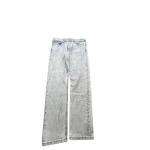 Levis Mens 34x31 Light Wash Denim Jeans Straight Fit Preppy Grunge Casual